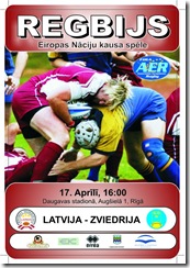 2010.04.17 Latvia v Sweden poster