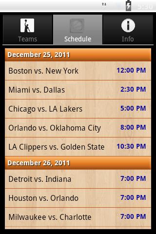 Pro Hoops Radio Screen 2