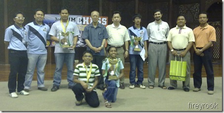 Category Chess Champions with Prof. Syed Arabi and other guests & officials