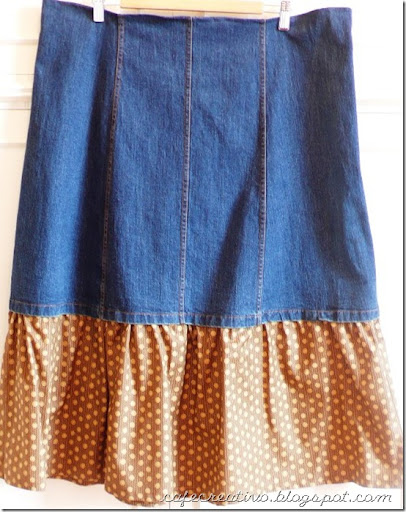 Come rinnovare una gonna jeans - Café Creativo - Idee Fai da te e Tutorial
