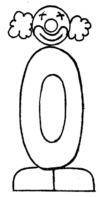 images Payaso Para Colorear Con Numeros abecedarios de payasos para colorear