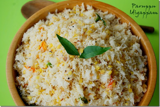 paruppu idiyappam, savory idiyappam varieties paruppu idiyappam, savory idiyappam varieties