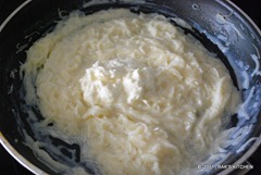 Add milk and curd Add milk and curd