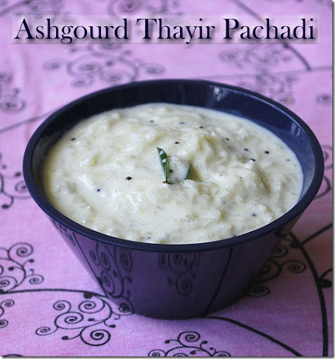 Poosanikai thayir pachadi Poosanikai thayir pachadi