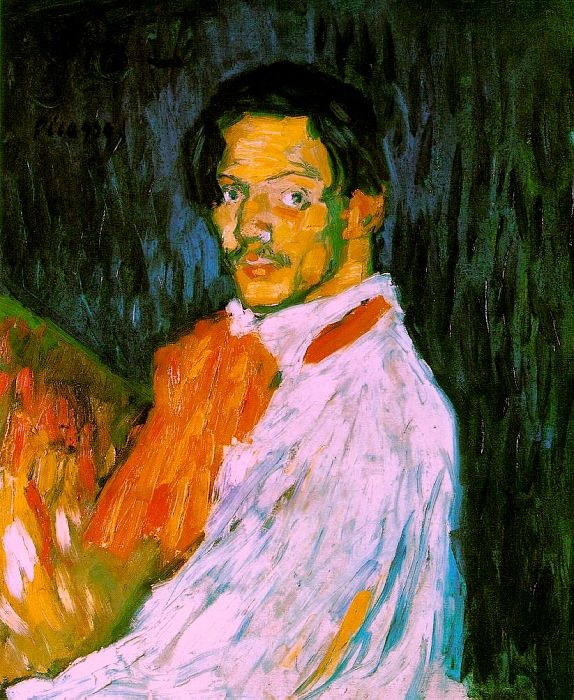Self-portrait-Yo Picasso(1901,oil on canvas)