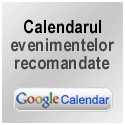 Calendarul evenimentelor recomandate