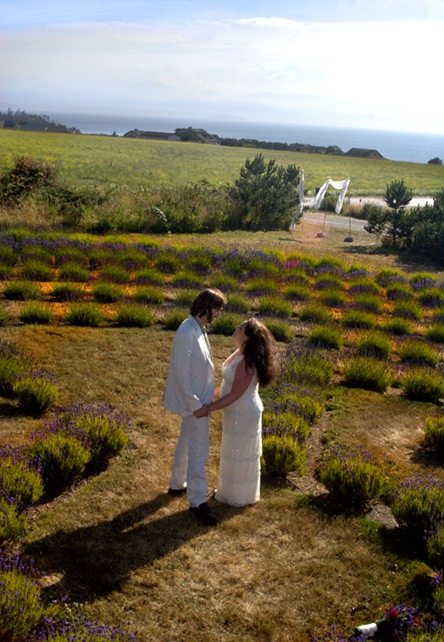 Labyrinth wedding walk                