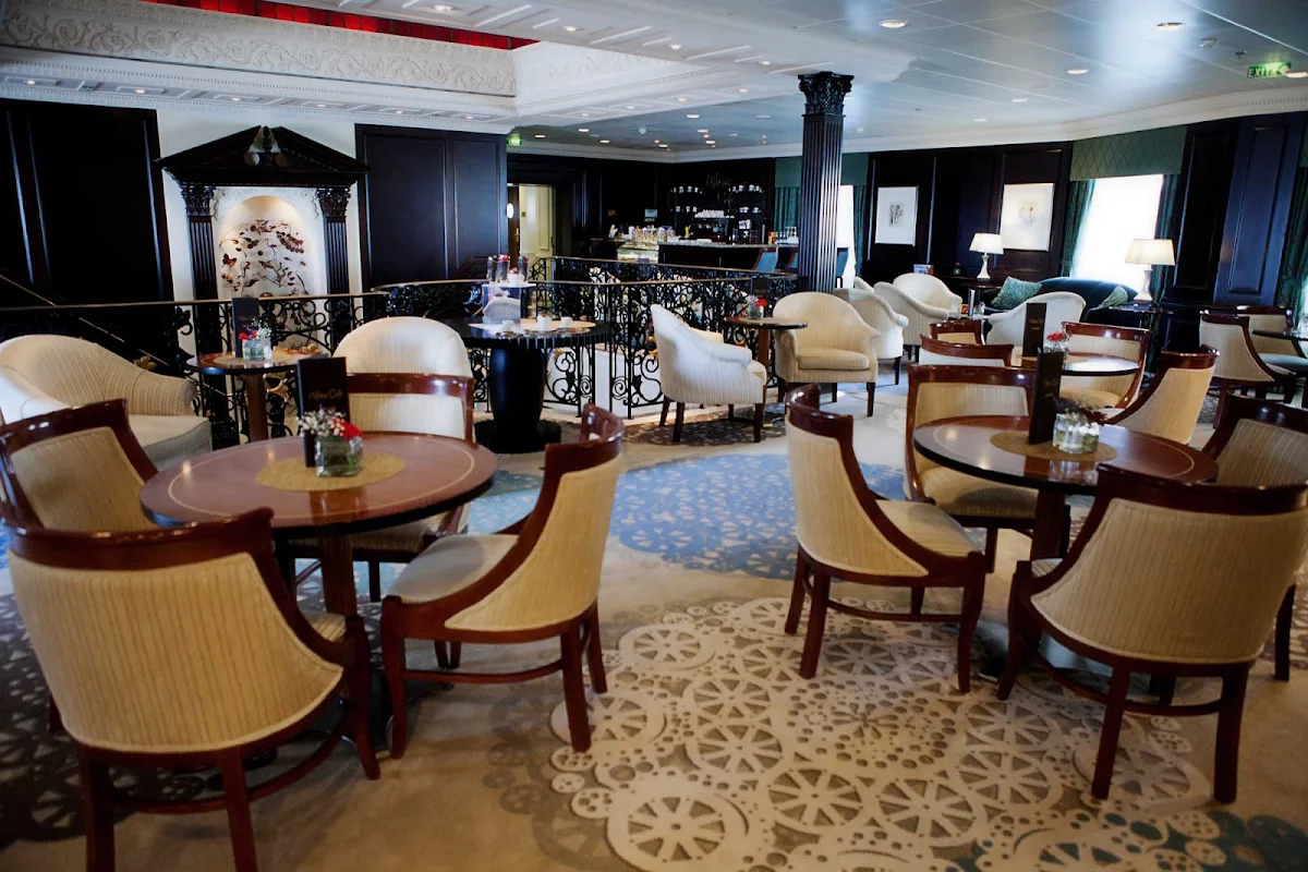 Azamara-Ship-Mosaic-2 - The chic Mosaic Cafe serves gourmet coffee and decadent desserts on Azamara cruises.