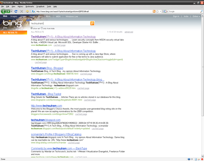 Bing: Search for "techsutram"