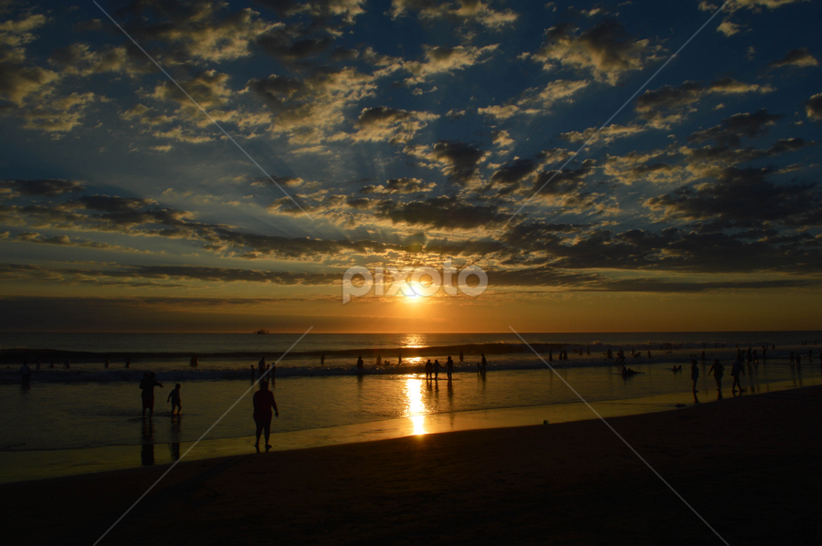 First sunset 2014 by Alighieri Rizo - Landscapes Cloud Formations