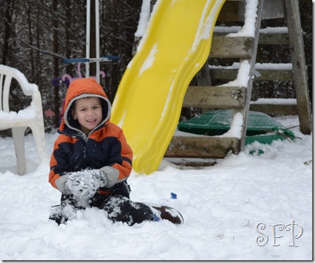 Kids at Schoen's and in the Snow 037
