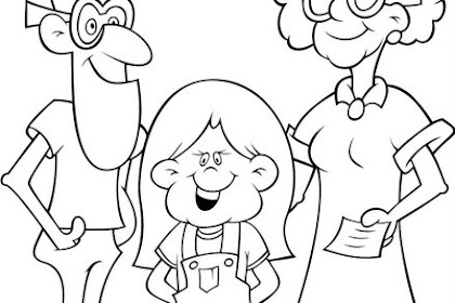 Para Colorear Una Familia