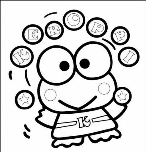 Keroppi Free Coloring Pages Coloring Pages