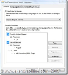 click to zoom in: text services and input languages in vista
