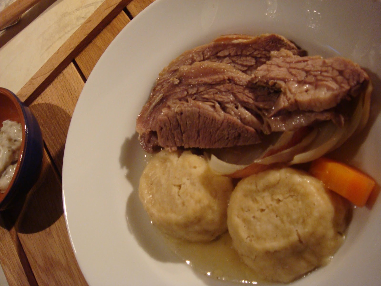 The Sunday Roaster 'Pot Roast' Brisket with Dumplings
