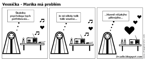 Komiks Vesnička - Marika potřebuje psychologa