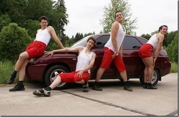 Porque os homens nunca podem ser modelos de carros (7)
