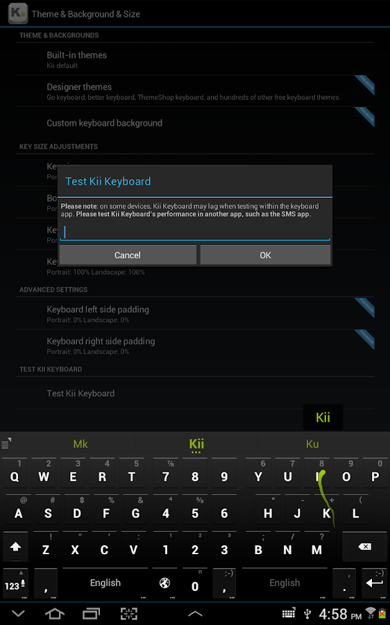 Kii Keyboard Premium v1.2.21r2 build 122 Apk
