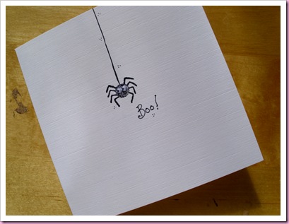 Boo Spider card