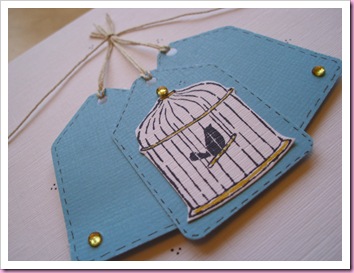 Stampin Up Bird in a Cage Card