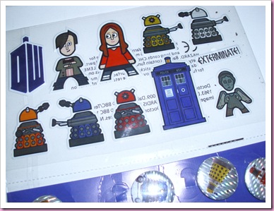 30p Dr Who Stickers