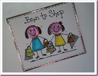 Born To Shop card 2