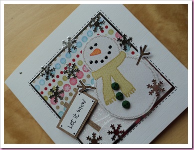 Let it Snow - Snowman Card