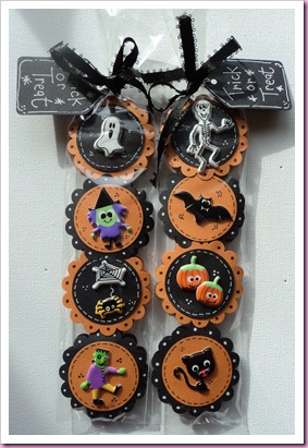 Halloween Sweetie Bags using Accessorize Stickers