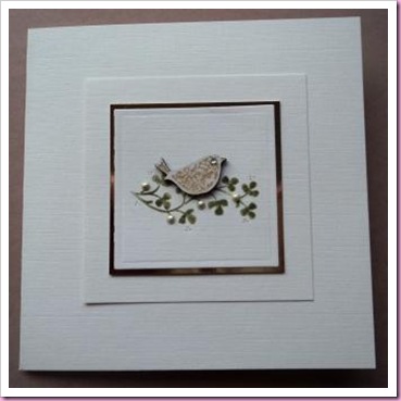 Little Wooden Bird Card a