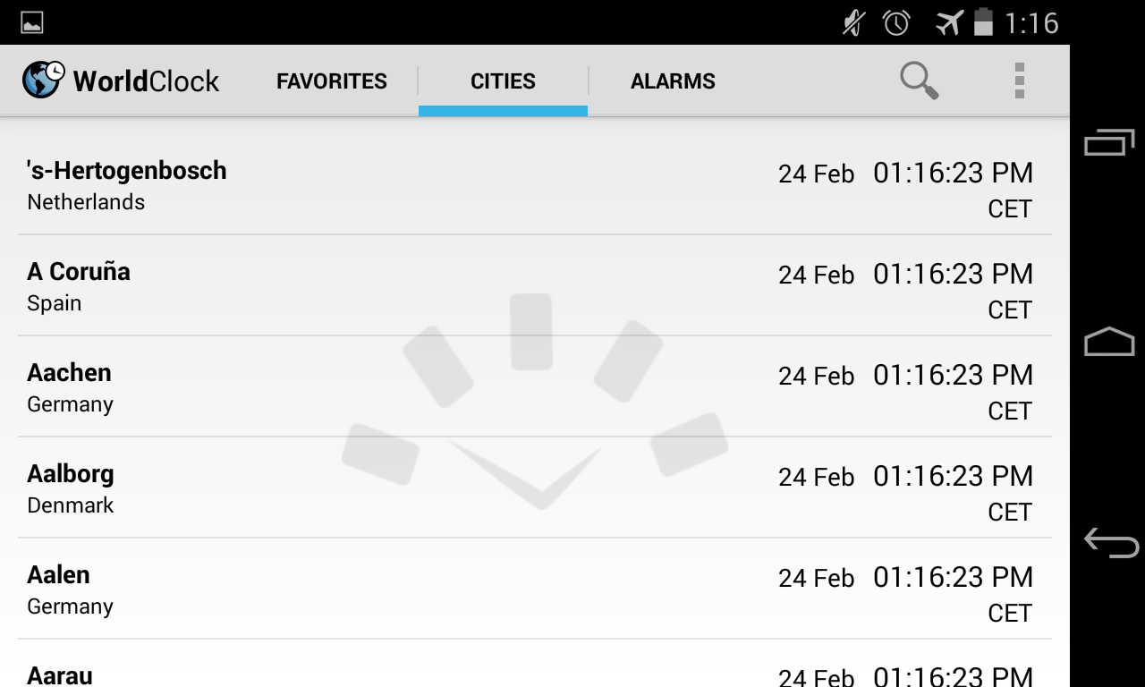 World Clock by Android Apps on Google Play