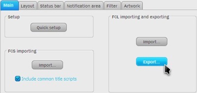 foo_library_Settings_Export FCL