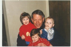 Grandpa & some of his girls, 1997