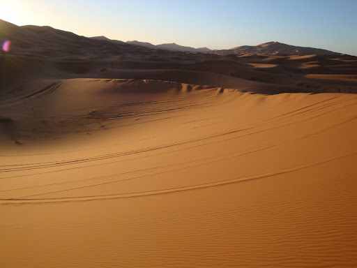 The silence in the Sahara is