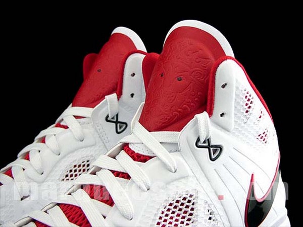 lebrons red and white