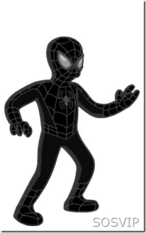 Spider Man - Black