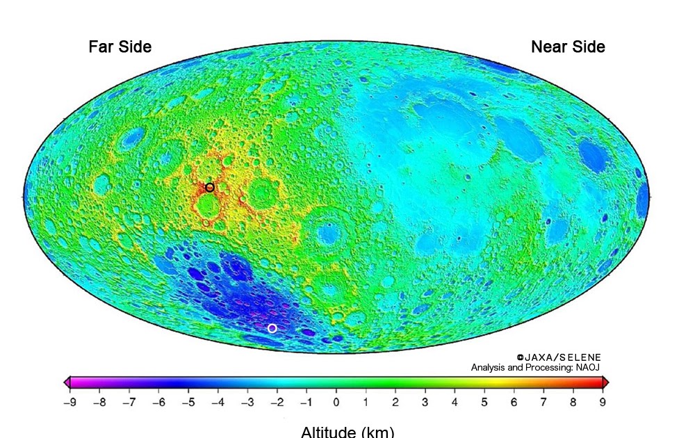 Lunar Pioneer Accurate Topographic Map Of The Moon