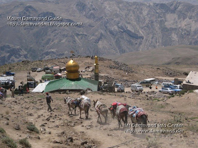 Mt Damavand Base Camp Mosque and Shelter