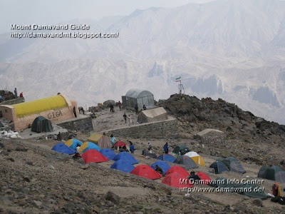Mt Damavand Bargah Sevom Shelter and Tents