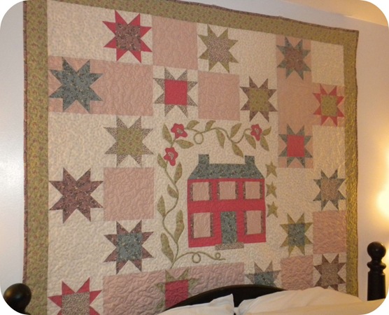 house quilt post