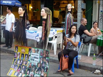 Bangkok Street Hair Braider