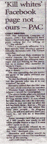 [Kill whites Facebook page not ours claims PAC Feb262010 Citizen[6].gif]