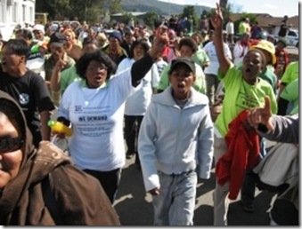 Women on Farms protest march Aug 16 2008