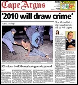 2010 will draw crime says Cape Town metrocop chief