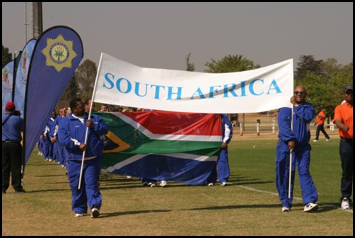 SA Police Force members at SARPCO opening ceremonies 2005 - cops are often used for political posturing warns this author