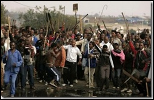 AntiZimbabwean Riots in South Africa increase again in Nov 2009