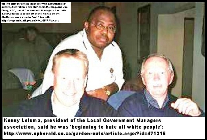AntiAfrikanerHatespeech KENNY LELUMA ILGM NEVER SEE WHITES LIVING IN SHACKS