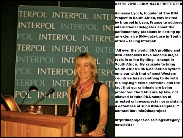Lynch Vanessa upset Interpol delegates with child-rape crime scene pictures Oct201010 INTERPOL