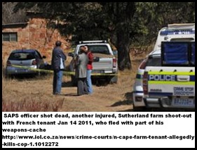 SUTHERLAND SAPS SHOOTOUT WITH FRENCH FARM TENANT JAN142011