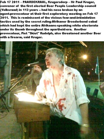 [Kruger Paul convener of BoerElectionCommittee NOSE BLOODIED AT PAARDEKRAAL MET FEB172011[7].jpg]