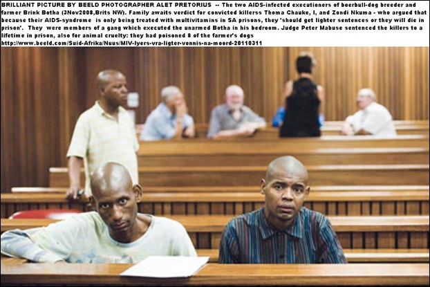BOTHA BRINK MURDERERS Thomas Chauke_ZondiNkuna_haveAIDS_PretoriaHighCourt_lifesentence
